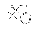 tert-butyl(hydroxymethyl)(phenyl)phosphine oxide结构式