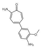 2-amino-5-(4-amino-3-methoxyphenyl)tropone Structure