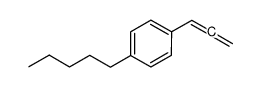 1-pentyl-4-(propa-1,2-dien-1-yl)benzene结构式