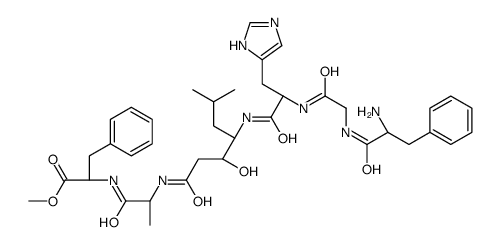 phenylalanyl-glycyl-histidyl-statyl-alanyl-phenylalanine methyl ester structure