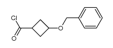 3-(benzyloxy)cyclobutane-1-carbonyl chloride结构式