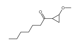 1-(2-methoxycyclopropyl)heptan-1-one结构式
