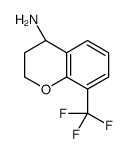 (R)-8-三氟甲基苯并二氢吡喃-4-胺结构式