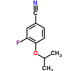 3-Fluoro-4-isopropoxybenzonitrile Structure