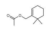 (6,6-dimethyl-1-cyclohexen-1-yl)methyl acetate结构式