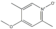 2,5-dimethyl-4-methoxypyridine 1-oxide Structure