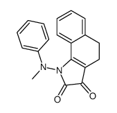 1-(N-methylanilino)-4,5-dihydrobenzo[g]indole-2,3-dione Structure