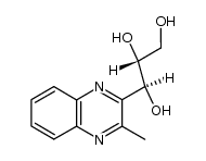 (1S,2R)-1-(3-methyl-2-quinoxalinyl)-1,2,3-propanetriol结构式