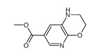 methyl 2,3-dihydro-1H-pyrido[2,3-b][1,4]oxazine-7-carboxylate结构式