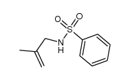 N-(2-methyl-2-propenyl)benzenesulfonamide Structure