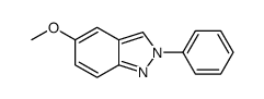 5-METHOXY-2-PHENYL-2H-INDAZOLE Structure