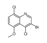 3-bromo-4,8-dichloro-5-methoxyquinoline Structure