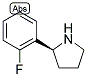 (S)-2-(2-氟苯基)吡咯烷结构式