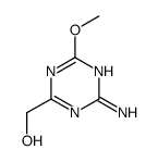 1,3,5-Triazine-2-methanol,4-amino-6-methoxy-(9CI) Structure