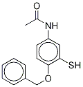 2-Benzyloxy-5-acetaminobenzenethiol-D5 Structure