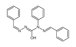 1,3-bis(benzylideneamino)-1-phenylurea结构式