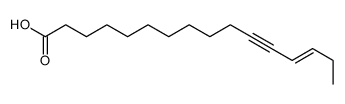 hexadec-13-en-11-ynoic acid Structure