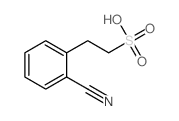 2-(2-Cyanophenyl)ethanesulfonic acid Structure