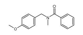 N-(4-methoxy-benzyl)-N-methyl-benzamide结构式