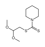 2,2-dimethoxyethyl piperidine-1-carbodithioate Structure