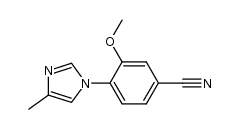 3-甲氧基-4-(4-甲基-1H-咪唑-1-基)苄腈图片
