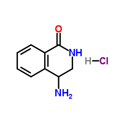 4-Amino-3,4-dihydro-1(2H)-isoquinolinone hydrochloride (1:1)结构式