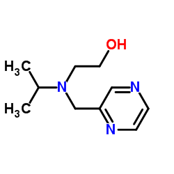 2-[Isopropyl(2-pyrazinylmethyl)amino]ethanol结构式