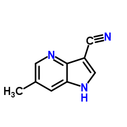 3-氰基-6-甲基-4-氮杂吲哚结构式