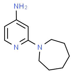 2-(氮杂-1-基)吡啶-4-胺结构式