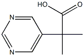 2-甲基-2-(嘧啶-5-基)丙酸结构式