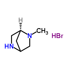 (1S,4S)-2-methyl-2,5-diazabicyclo[2.2.1]heptane dihydrobromide Structure