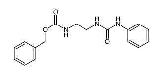 benzyl 2-(3-phenylureido)ethylcarbamate Structure