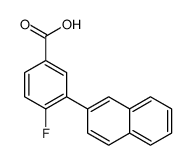 4-fluoro-3-naphthalen-2-ylbenzoic acid Structure