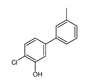 2-chloro-5-(3-methylphenyl)phenol Structure