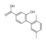 4-(2,5-dimethylphenyl)-3-hydroxybenzoic acid结构式