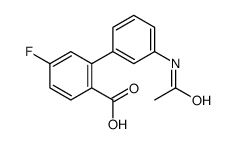 2-(3-acetamidophenyl)-4-fluorobenzoic acid Structure