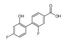 3-fluoro-4-(4-fluoro-2-hydroxyphenyl)benzoic acid Structure