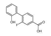 3-fluoro-4-(2-hydroxyphenyl)benzoic acid Structure