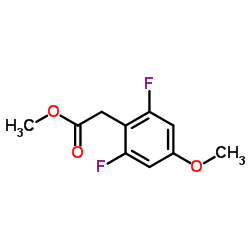 Methyl (2,6-difluoro-4-methoxyphenyl)acetate Structure