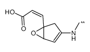 [1-[(E)-2-carboxyethenyl]-6-oxabicyclo[3.1.0]hex-3-en-3-yl]-methanidylideneazanium Structure