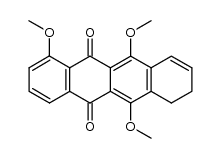 7,8-Dihydro-1,6,11-trimethoxy-5,12-naphthacenedione Structure
