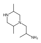 1-Piperazineethanamine,-alpha-,2,5-trimethyl-(9CI) structure