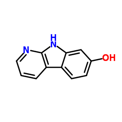 9H-Pyrido[2,3-b]indol-7-ol Structure