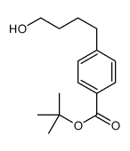 tert-butyl 4-(4-hydroxybutyl)benzoate结构式