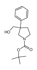 Tert-Butyl 3-(Hydroxymethyl)-3-Phenylpyrrolidine-1-Carboxylate structure