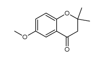 6-methoxy-2,2-dimethyl-4-chromanone Structure