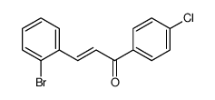 3-(2-bromophenyl)-1-(4-chlorophenyl)prop-2-en-1-one Structure