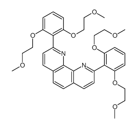 2,9-bis[2,6-bis(2-methoxyethoxy)phenyl]-1,10-phenanthroline结构式