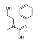 1-(2-hydroxyethyl)-1-methyl-3-phenylthiourea Structure