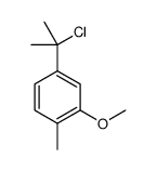 2-chloro-2-(3-methoxy-4-methylphenyl)propane结构式